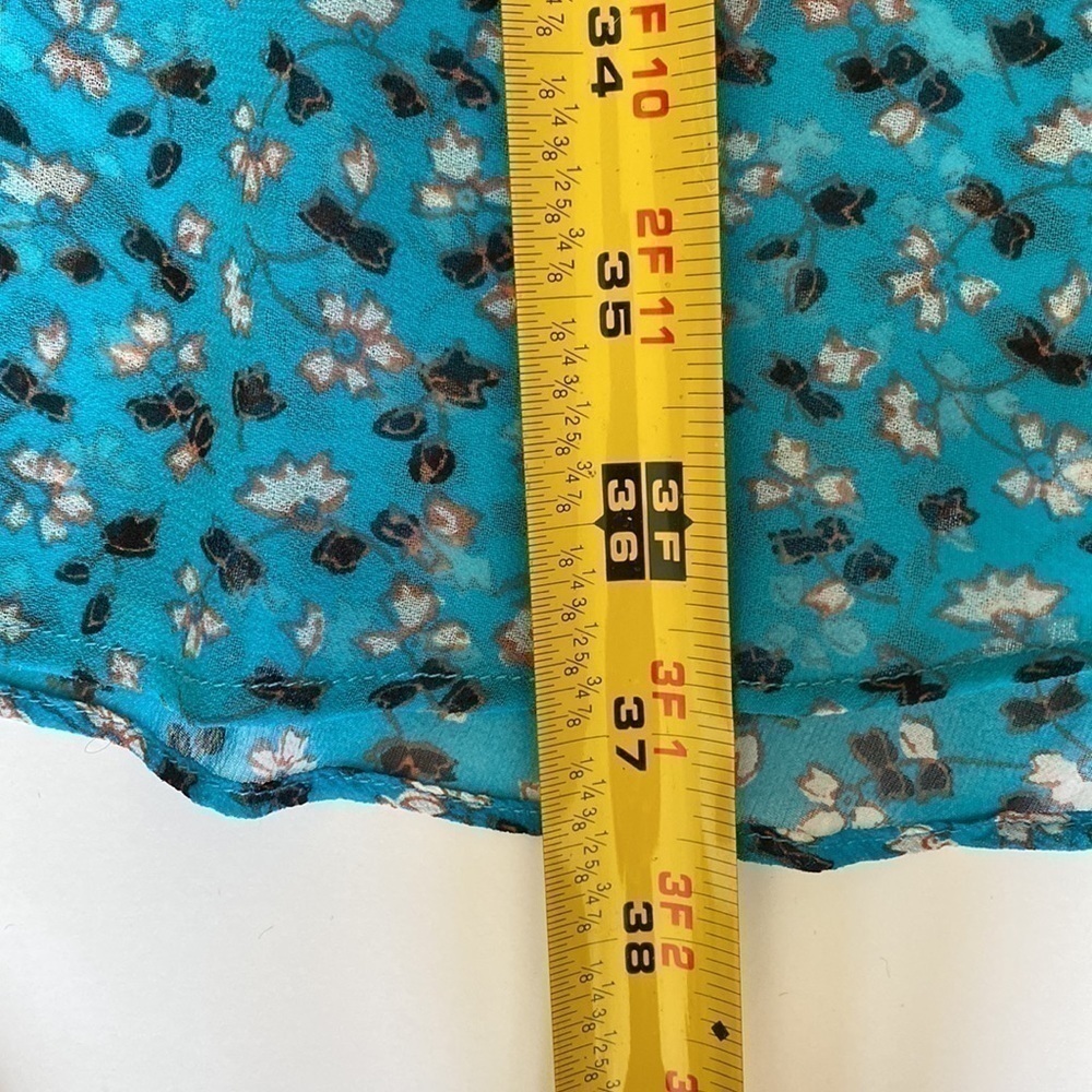 Veronica Beard Silk Sevilla Asymmetrical Skirt In Blue Multi Size 2 - Picture 12 of 12